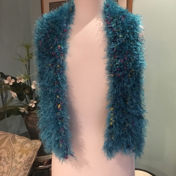 Accessories - Mixed Media Knit  Fluffy Scarf  NWT